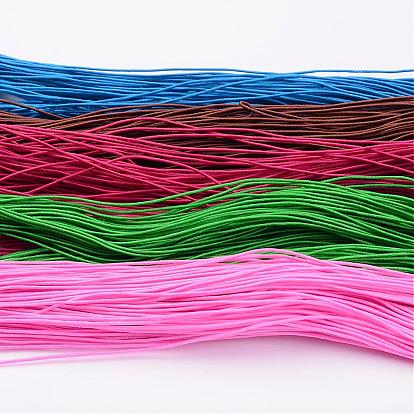 Round Elastic Cord, Made of Rubber, Wrapped by Fibre