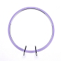 Ring Embroidery Plastic Hoops, with Iron Clasp