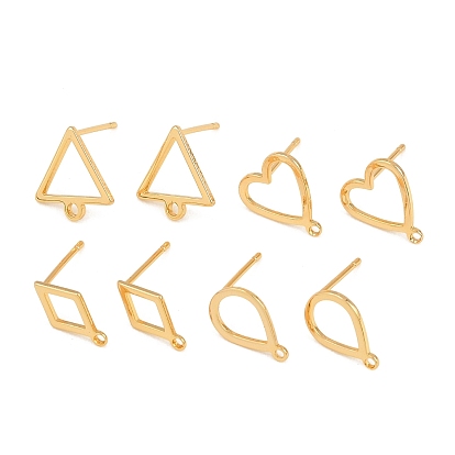 Изделия из латуни, с петлей, без кадмия и без свинца и без никеля, реальный 18 k позолоченный