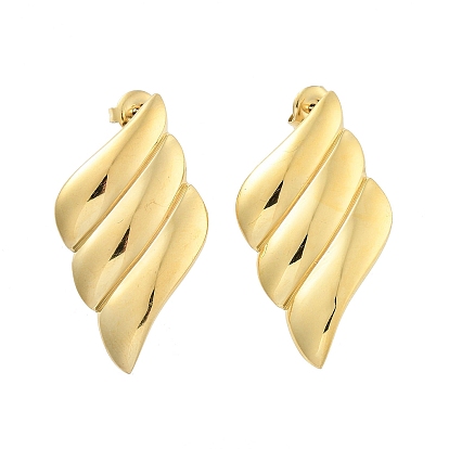 304 из нержавеющей стали серьги, ромб