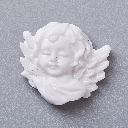 Crème colle résine cabachons, pour téléphone portable bricolage, opaque, style baroque, ange