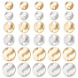 108шт 6 стили латунные подвески для разъемов, скручивание плоских круглых звеньев
