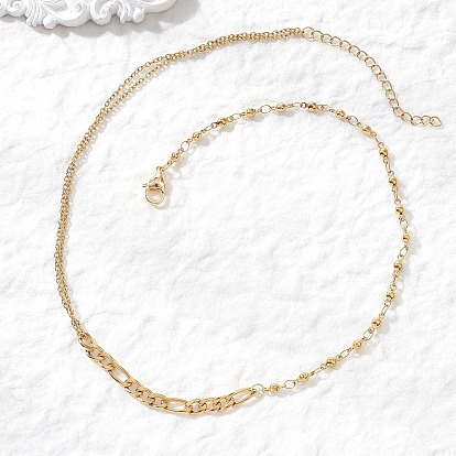 304 Ожерелья из нержавеющей стали с градуированными цепочками разного размера