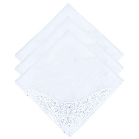 3шт. хлопчатобумажный носовой платок, квадратный