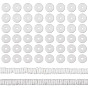 2 Strands Natural White Shell Beads Strands, Disc/Flat Round, Heishi Beads