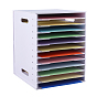 MDF File Folder Holders, Desktop Document Organizer Shelf, Rectangle