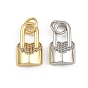 Латунные микро проложить кубического циркония подвески, запирать, с целью перехода в кольце, стойки покрытие, долговечный, без свинца и без кадмия