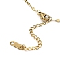 Heart Brass Micro Pave Cubic Zirconia Pendant Necklaces, with Glass