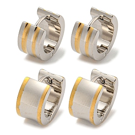 202 серьга-кольцо с широкой лентой из нержавеющей стали, с 304 штифтами из нержавеющей стали для женщин