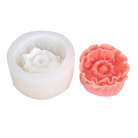 Flower DIY Food Grade Silicone Candle Molds, Resin Casting Molds, For UV Resin, Epoxy Resin Jewelry Making