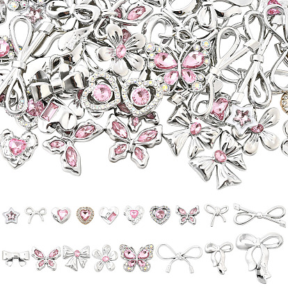 72 шт. 18 стили смоляные стразы-кабошоны, граненые, для самостоятельного изготовления чехла для телефона, сумки, шпильки, материала для обуви, разнообразные