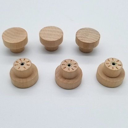 Wood Drawer Knob, with Screws, Cabinet Pulls Handles for Drawer, Doorknob Accessories
