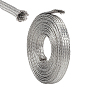 Brass Flat Tinned Braided Wire, Flexible Shielding Ground Wire Mesh