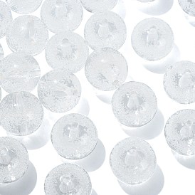 50Pcs Transparent Acrylic Beads, Bubble Beads, Round