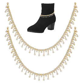 2 шт. сплава стразы звено цепи ремень сапог, Сплав с застежками когтя омара