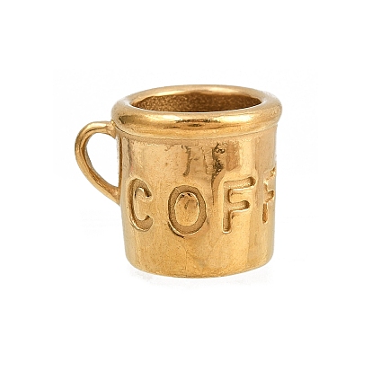 304 подвески из нержавеющей стали, амулеты чашка кофе