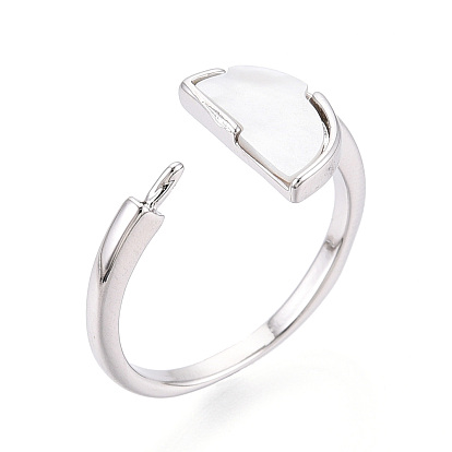 Полукруглая форма латунная оболочка манжета кольца настройки, за половину пробурено бисера