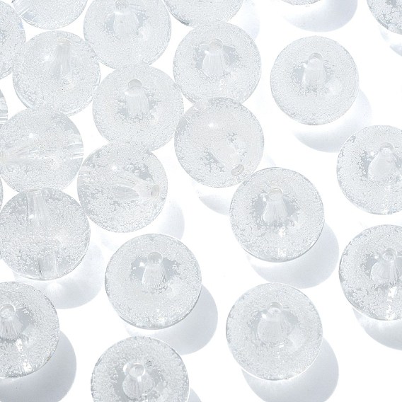 50pcs transparente Acrylperlen, Blasenperlen, Runde
