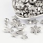 CCB Plastic Beads, Mixed Shapes, Nickel Color