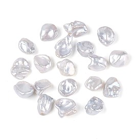Natural Freshwater Baroque Style Keshi Pearl Beads, Nuggets