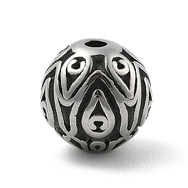 316 бусины из хирургической нержавеющей стали, круглые