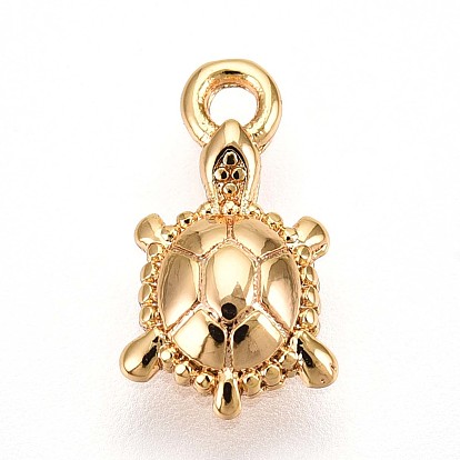 Латунные подвески, прелести черепахи, без кадмия, без никеля и без свинца