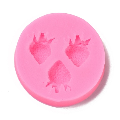 Food Grade Silicone Molds, Fondant Molds, Baking Molds, Chocolate, Candy, Biscuits, UV Resin & Epoxy Resin Jewelry Making, Strawberry