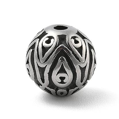 316 бусины из хирургической нержавеющей стали, круглые