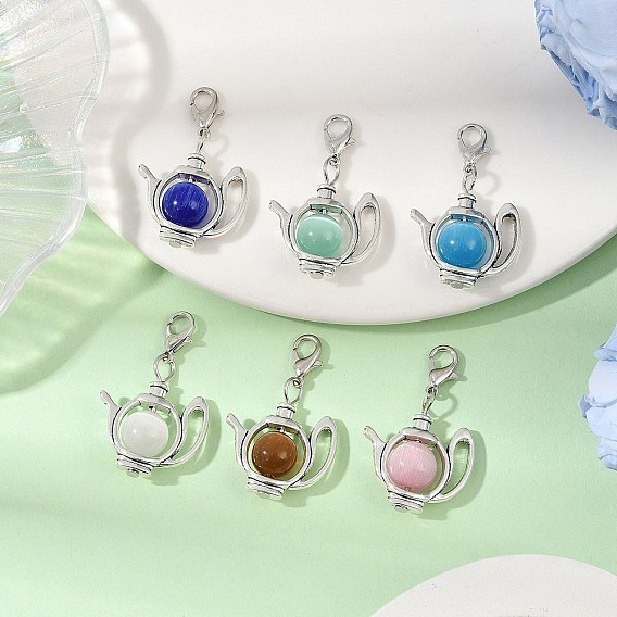 Украшения для чайника в виде кошачьего глаза, Сплав с застежками когтя омара