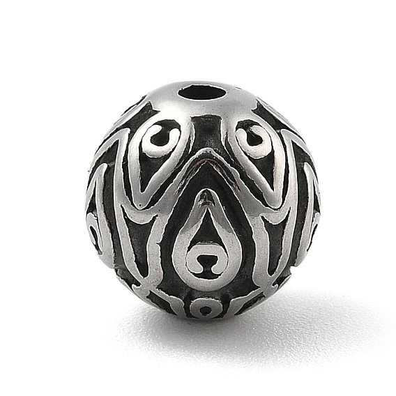 316 бусины из хирургической нержавеющей стали, круглые