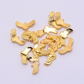 Cabochons de aleación, accesorios de decoración de uñas para mujeres, águila