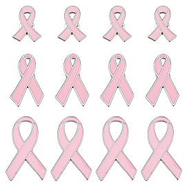 12 шт. 3 стили осведомленность лента тема эмалированные значки, сплав для рюкзаков