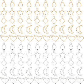 120шт 10 стили 304 подвески из нержавеющей стали, разнообразные