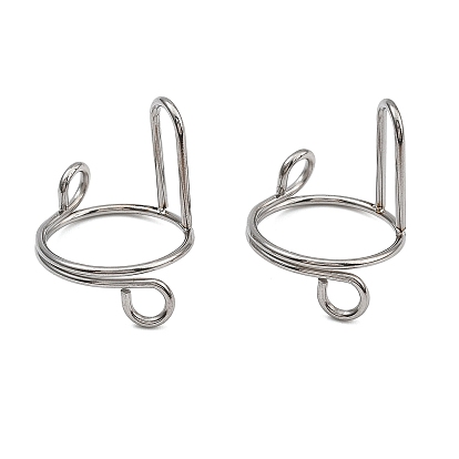 Покрытие (IP) 304 регулируемое кольцо из нержавеющей стали для унисекс