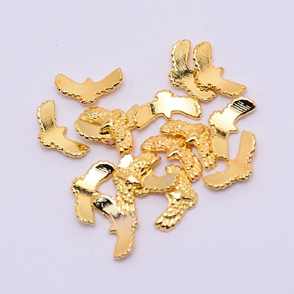 Cabochons de aleación, accesorios de decoración de uñas para mujeres, águila