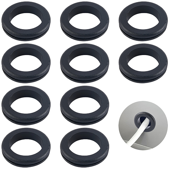 12Pcs Rubber Environmental Protection Two-sided Protective Coil