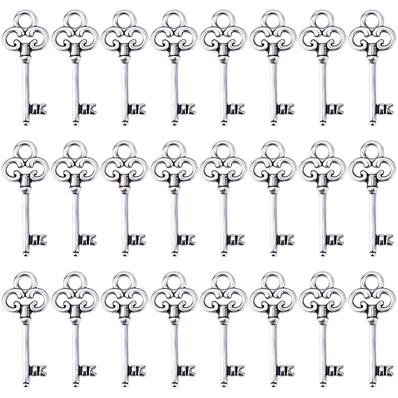 60 шт. Подвески из сплава в тибетском стиле, отмычка, без свинца и без кадмия