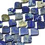 Natürlicher Lapislazuli Perlenstränge, diamantförmig