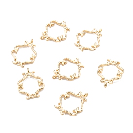 Латунные подвески, долговечный, цветок