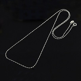 Модные унисекс 925 цепочки из стерлингового серебра, с застежками пружинного кольца, тонкая цепь