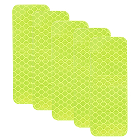 60 шт. светоотражающие наклейки для животных из пластика, украшение для мотоциклов и велосипедов, прямоугольные