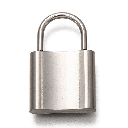 304 Stainless Steel Pendants, PadLock
