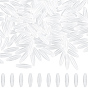 160Pcs Transparent Acrylic Beads, Rice