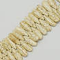 Gemstone Beads Strands, Synthetical Turquoise, Drop, 29x15x8mm, Hole: 1.5mm