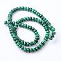 Synthetic Malachite Bead Strands, Rondelle