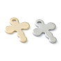 304 Stainless Steel Tiny Cross Charms, Laser Cut