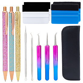 CRASPIRE Carft Kits, including Ball Pens, Stainless Steel Face Skin Care Tools and Scraper