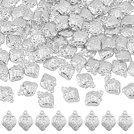 100 шт. 304 подвески из нержавеющей стали, клубника