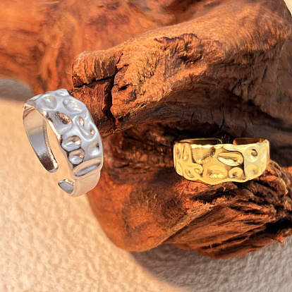 Кованые 304 манжетные кольца из нержавеющей стали, широкополосные открытые кольца