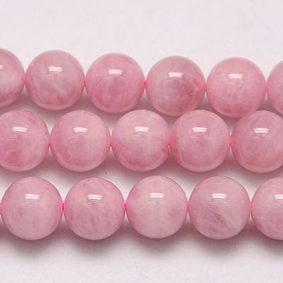 Naturel a augmenté perles de quartz brins, Grade a, teint, ronde